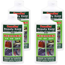 PowerBon 錫宏興業 美化保養液 皮革、橡膠、塑膠用, 300g, 4瓶