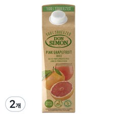 돈시몬 착즙 자몽 주스, 1L, 2개