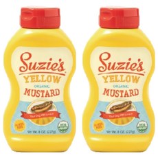 수지스 유기농 옐로우 머스터드, 2개, 227g