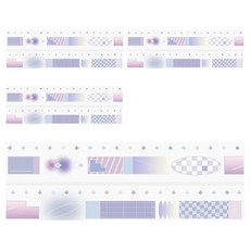 CARD LOVER 信的戀人 心動語焉不詳PET膠帶 30mm x 3m, 沉默島嶼, 4捲