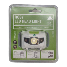 LOGOS ROXY HEAD LED頭燈 綠色 IPX4生活防水 可調整角度, 1個