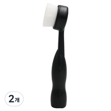DeepTalk 直立式手柄細毛潔面刷 DT0904, 2個, 黑色