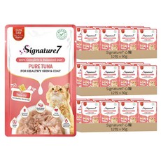 Signature7 心寵 貓餐包, 鮪魚 + 魚油, 50g, 36包