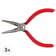 툴스타 미니 롱노우즈 플라이어 TS-MLP-045, 3개