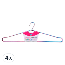 大巨人 彩色被單衣架，Set 2入, 4入