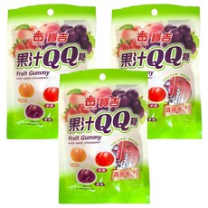 義美 寶吉果汁QQ糖 綜合, 88g, 3袋