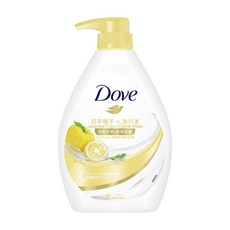 多芬活力柚香沐浴露, 日本柚子x冰川水, 清新水感 淨透肌膚, 900g, 1件