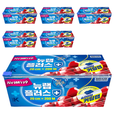 NewWrap Plus 滑動式切割保鮮膜 20cm x 200m, 6盒