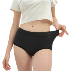 jinmei 京美 女款 萊舒爾抑菌內褲 2件組, 黑色