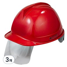 DONGMYUNG 安全帽 AM301 頭盔型 護目鏡 紅色, 3個