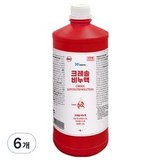 더블유제약 크레솔 비누액 1L, 6개