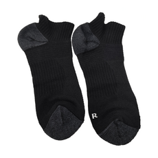 Noble Oger 寶立昌 棉襪 石墨烯 360度環護足弓襪 668, 台灣製造, 70%棉, 12%石墨烯, 氣墊防震, 透氣乾爽, 足弓支撐, 全面彈性, 240~260mm, 黑色, 1雙