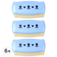 Allode 蕾絲壓花造型打洞器 4.5 cm, 6個, 06 鬱金香愛心