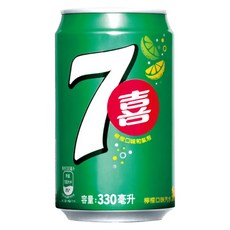 7up 七喜 汽水, 330ml, 1瓶