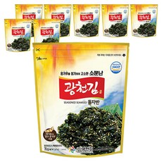 광천김 소문난 광천 돌자반, 70g, 8개