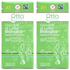 Otto Chocolates 39%牛奶巧克力片, 100g, 2片