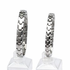 JINJUMOA 鍺手鍊銀基本大+小套組, 1套