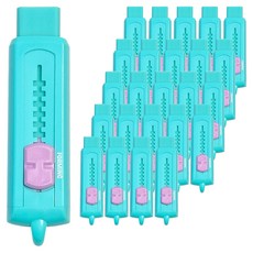 泡沫滑動橡皮擦, 藍色, 15個