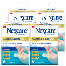 3M Nexcare 人工皮防水透氣繃 滅菌 6片, 4盒