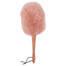 Brosse 羊毛靜電除塵刷 羊毛刷+木柄 毛長18cm+柄長15cm, 豆沙色, 1個