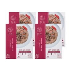 伴拌日嚐 寵膳鮮味主食包 鮮牛佐鮭魚燉飯, 嚴選牛腱肉與鮭魚, MIT台灣製造, 150g, 4盒