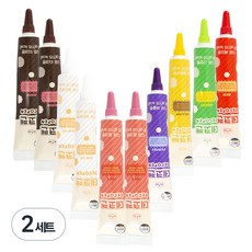 디유 초콜릿 데코펜 7종 세트, 20g, 2세트