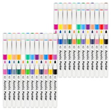베르니아트 아크릴 마카펜 36종 세트, 2세트, 36색
