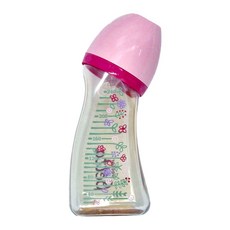 Betta PPSU 寬口奶瓶 240ml, 粉花兒, 1瓶