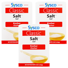 Sysco 西斯科 KOSHER 調味鹽, 1.36kg, 3盒