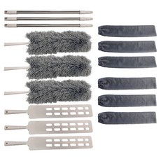 Living Tailor 縫隙除塵拖把 + 超細纖維墊 2p + 多功能除塵撣套組, 3套