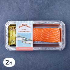 쌜모네키친 대서양 오로라 송어 스테이크 (냉장), 2개, 200g