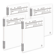 It spring系統筆記本 3mm 網格, 混色