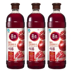 홍초 음용식초 석류, 1.5L, 3개
