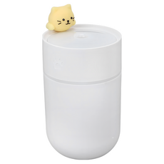 療愈萌寵氛圍暖光靜音加濕器 X25, 260ml容量, USB插電, SC6202B, 顏色隨機