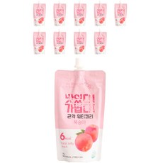 맑은내일 곤약 워터젤리 복숭아 10개입, 1개, 150g