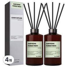 코멧 디퓨저, 사려니 숲길, 500ml, 4개