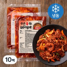 아내의쉐프 주촌 돼지불백 매콤불고기 (냉동), 200g, 10팩