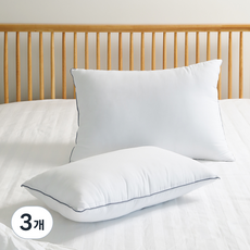 Green Moment Lab 可整顆水洗飯店用超細纖維低旦枕芯, 白色, 3個