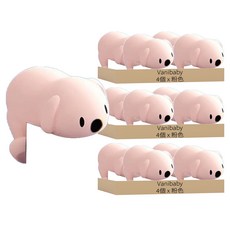 vanibaby 矽膠小狗自黏防撞角組, 粉色, 12個