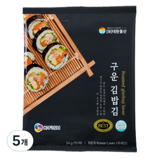 구운 김밥김 10p, 24g, 5개