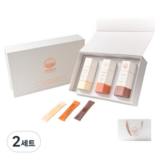 조선양봉 자연 벌꿀 스틱 3종 + 쇼핑백 선물세트, 2세트