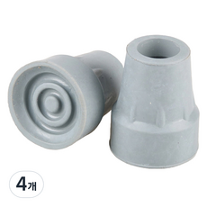 Dr.Pellis J 拐杖/手杖 替換橡膠腳套 22mm, D灰色, 4個