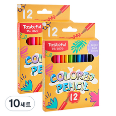 Sina Art 迷你色鉛筆組, 10套, 12色