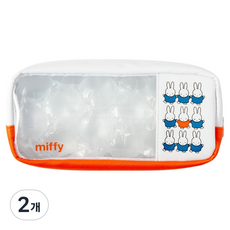 미피 볼륨 파우치, 오렌지, 2개