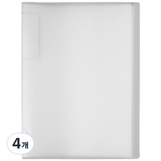 Tree A4 인덱스 클리어파일 30p, 화이트, 4개