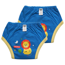 피셔프라이스 4중 방수 배변훈련팬티, 블루, 2개