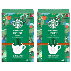 STARBUCKS 星巴克 濾掛咖啡 家常咖啡, 9g, 4包, 2盒