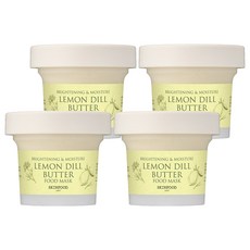 SKINFOOD 檸檬蒔蘿奶油面膜, 1罐, 4罐