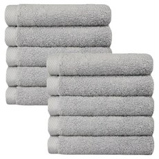 Songwol 松月 掛環擦手巾 40g, 10個, 淺灰色