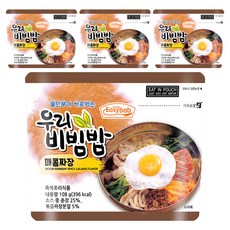 이지밥 우리비빔밥 매콤짜장, 108g, 4개